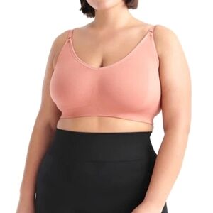 L+ [36D/DD/DDD] • Knix • Good To Go Seamless Bra - Pink Ginger